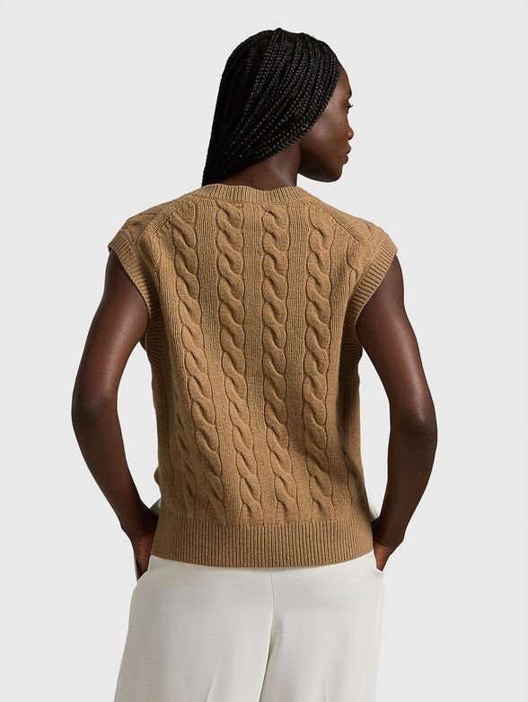 Wool and cashmere sweater - 3