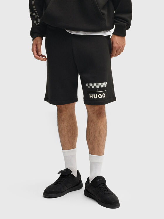 Cotton shorts with logo - 1