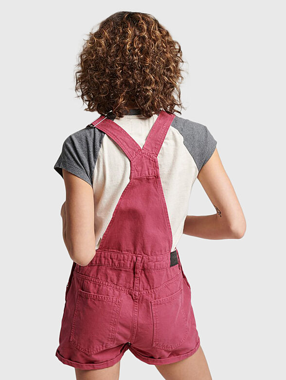 VINTAGE CANVAS short jumpsuit - 2