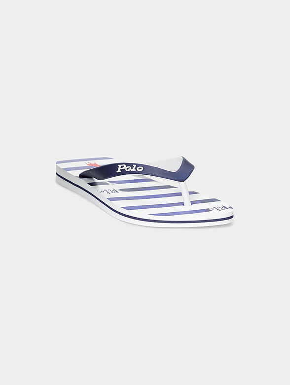 Unisex flip-flop with multicolor print - 2