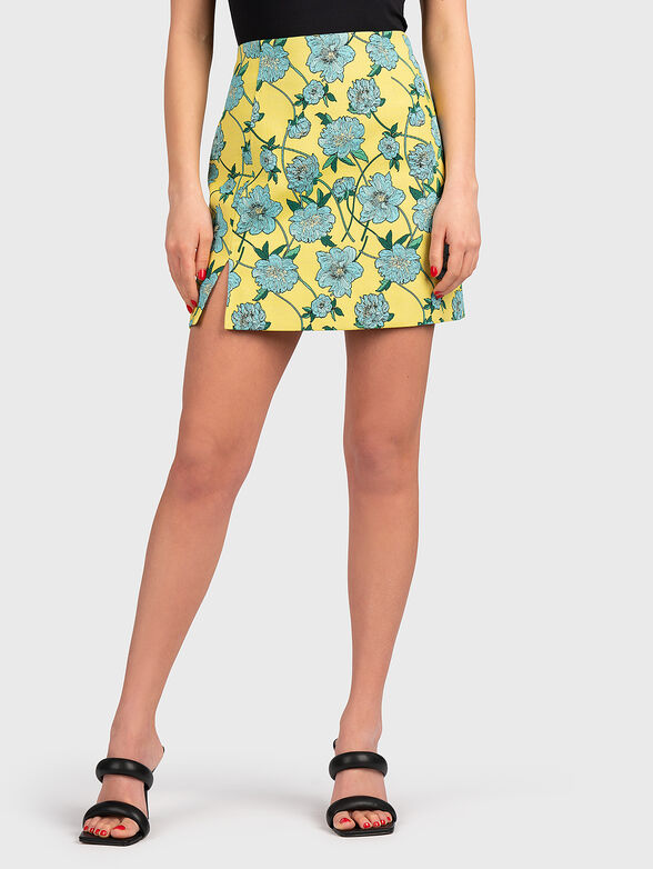CLARA skirt with floral print - 1