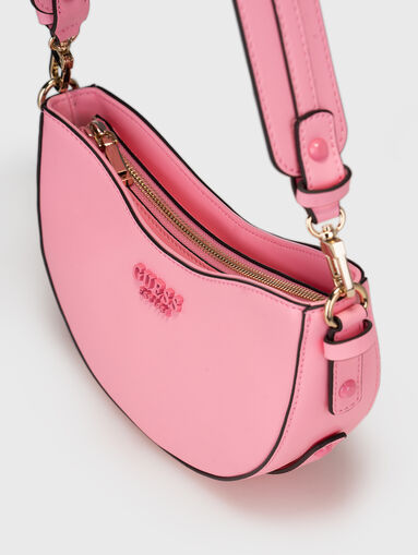 SARITA pink bag with logo details - 5