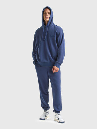 Unisex black sweatshirt with logo - 4