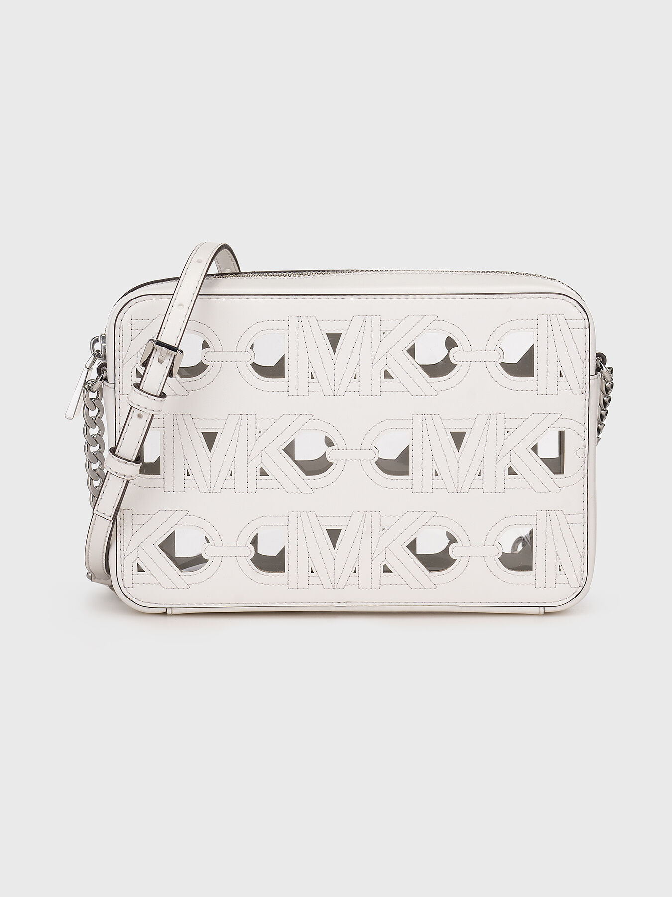Perforated logo-detail crossbody bag brand MICHAEL KORS