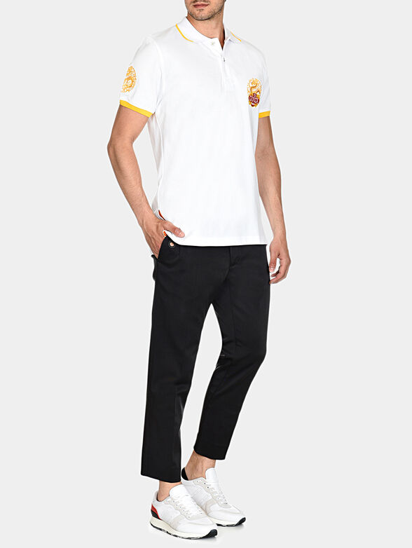 PS007 Polo-shirt with accent art details - 3