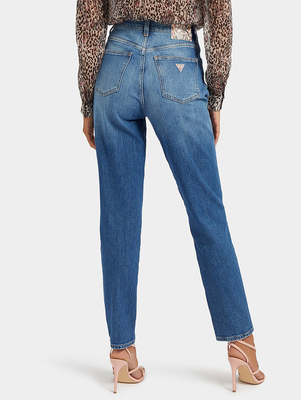 Blue jeans with logo detail - 2