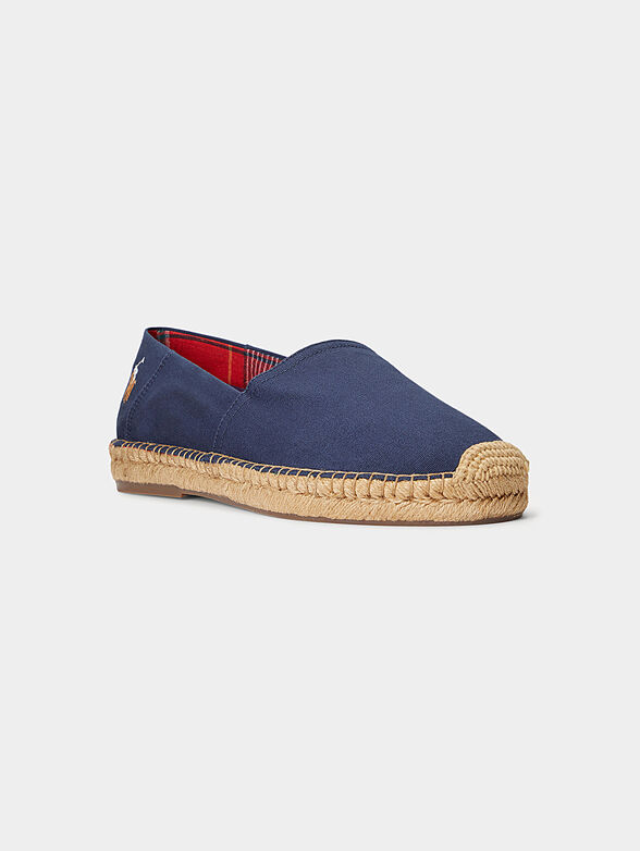 Cotton espadrilles with logo embroidery - 2