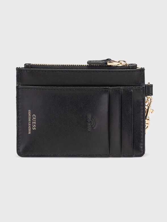 Cardholder with chain in black - 2