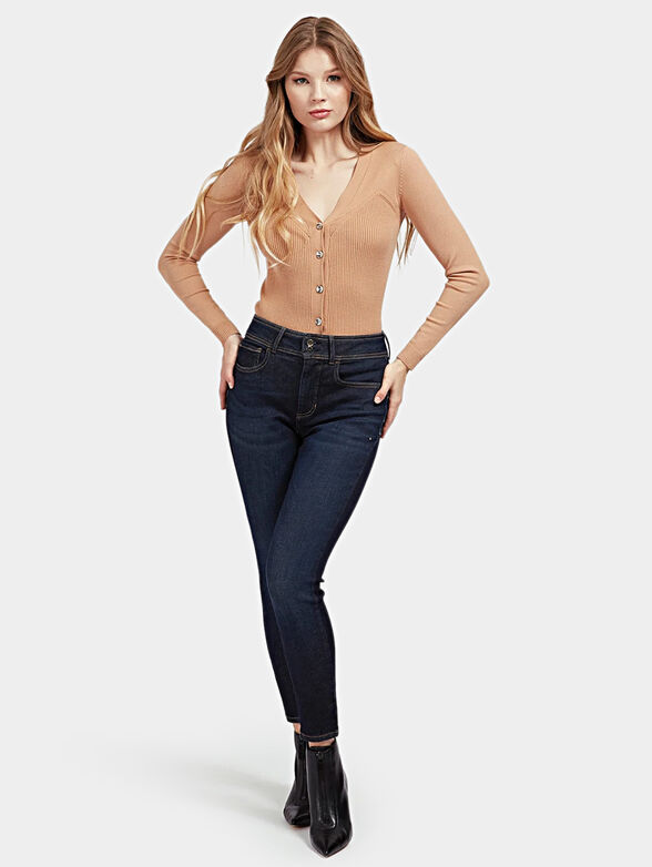 Skinny jeans in blue color - 2