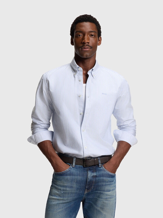 Раирана риза с дълъг ръкав - 1