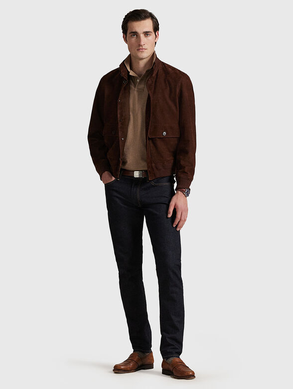 Short sleeved cotton polo shirt - 2