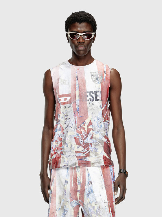 T-PER unisex top with logo print - 1