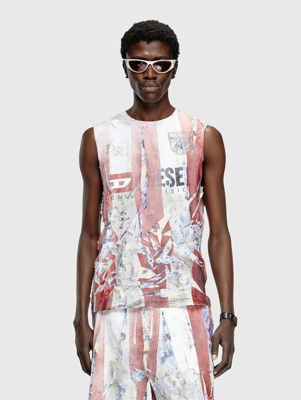 T-PER unisex top with logo print - 1