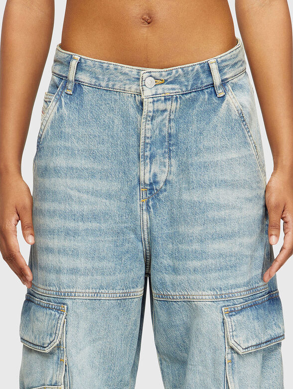 D-SIRE-CARGO-D L.30 jeans with accent pockets - 3