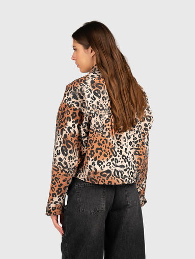 Padded denim jacket - 3