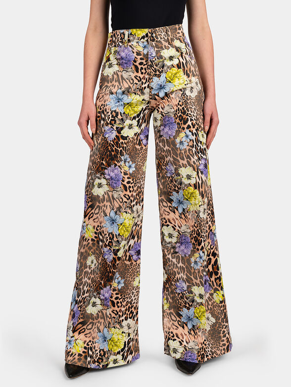 Pants with animal print - 1