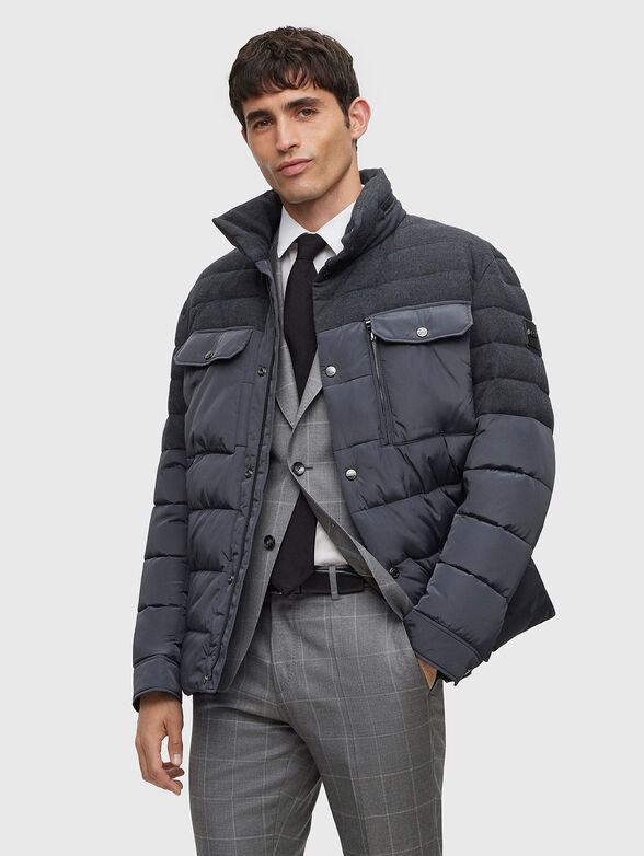 Padded jacket with pockets  - 1