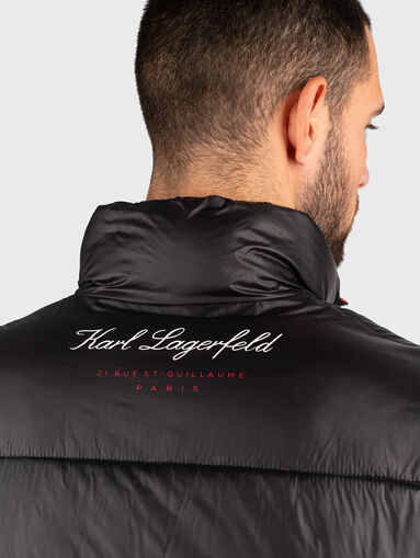 Black jacket with quilted effect  - 3