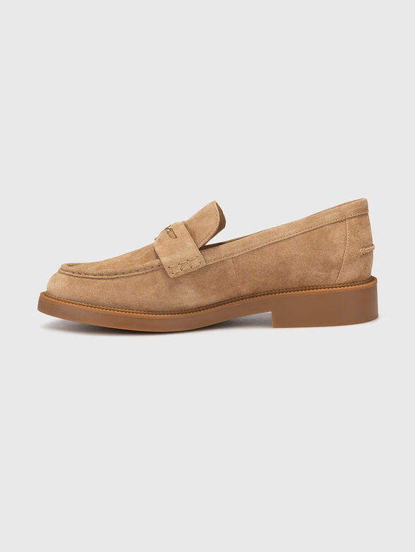 EDEN suede loafers with logo - 3