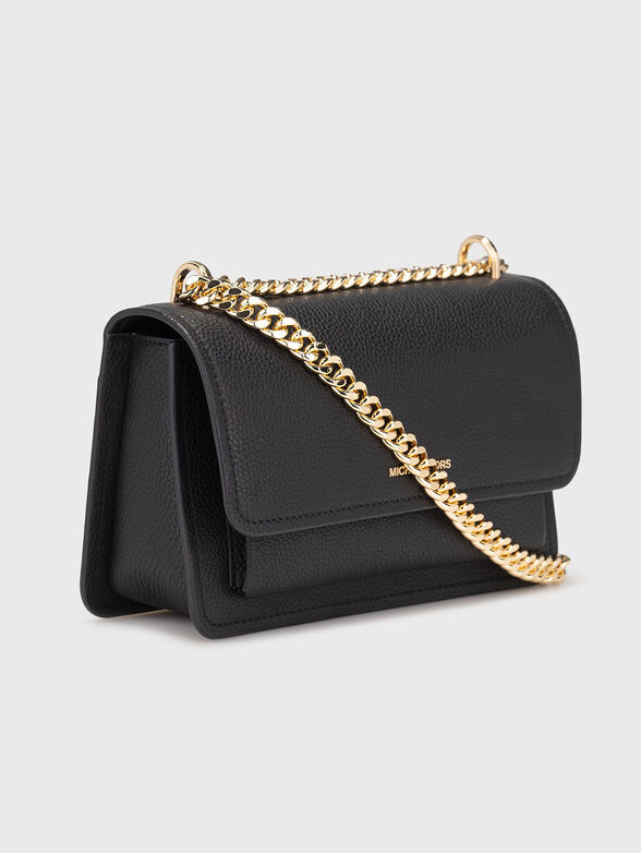 Leather crossbody bag with chain - 4