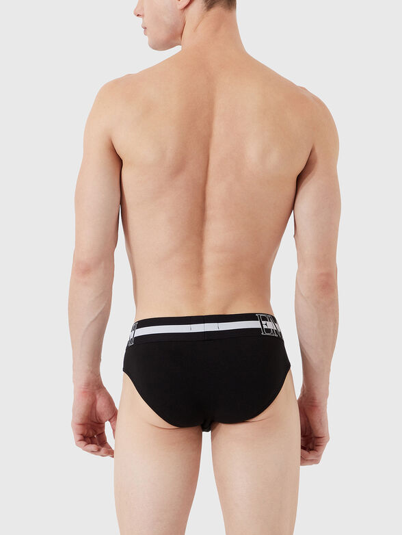 Black briefs with logo  - 2