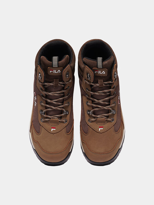 ALPHA MID Black high-top sneakers - 6