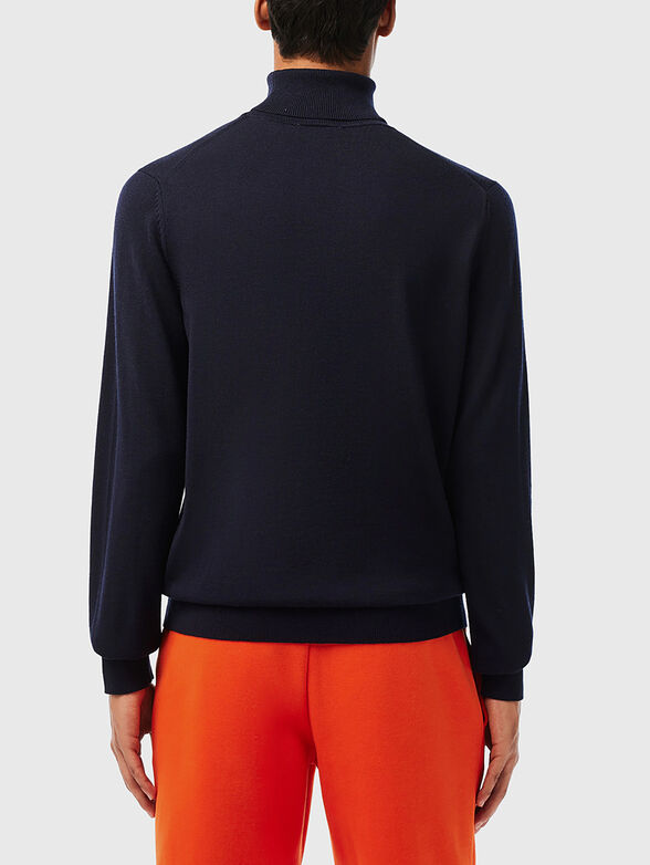 Wool turtleneck sweater - 2