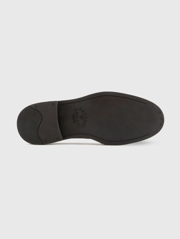 Suede Derby shoes with brogue perforations - 5