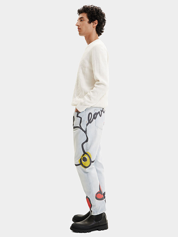 FARGO jeans with contrasting print - 5