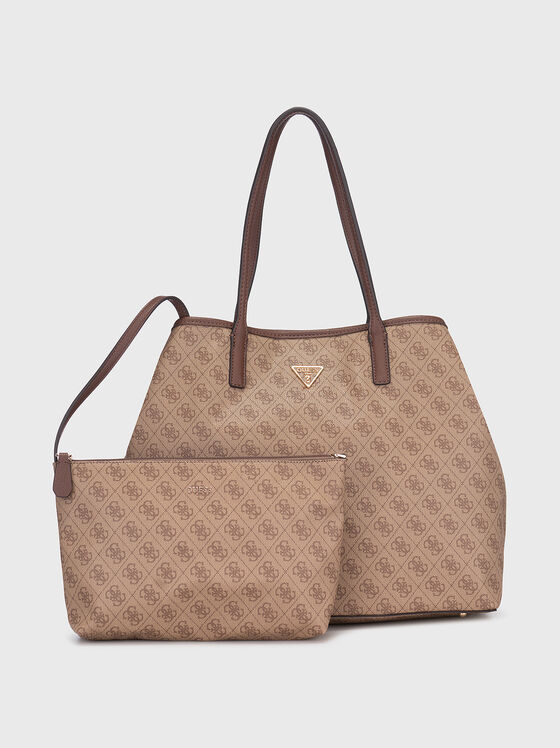 VICTTORIA large bag with tote bag and monogram print - 1