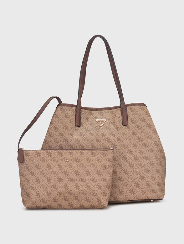 VICTTORIA large bag with tote bag and monogram print - 1