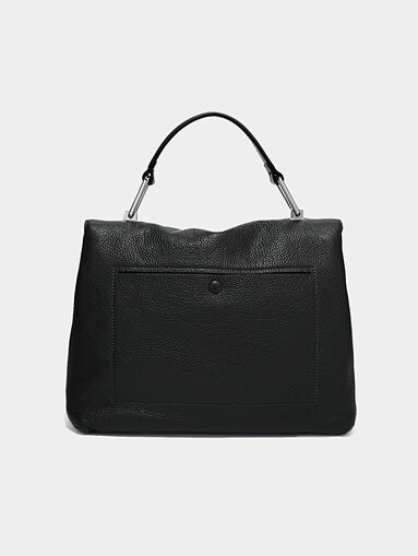 LIYA Leather handbag with silver details - 4