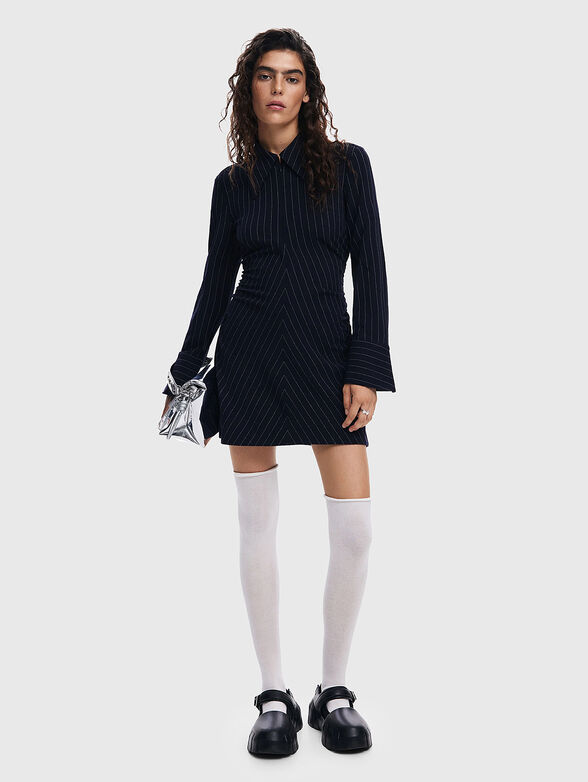 Striped slim dress - 4