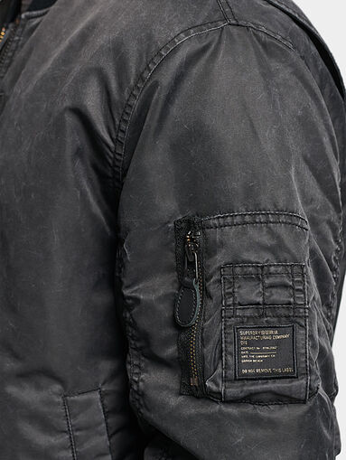 Black bomber jacket - 4
