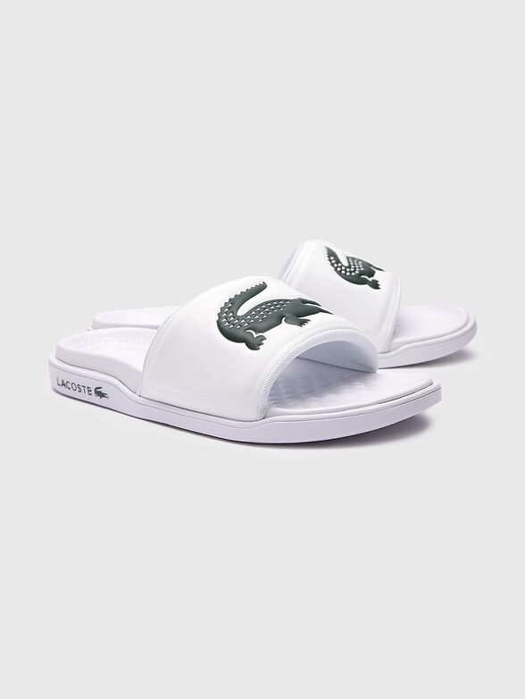 CROCO DUALISTE black beach slippers - 2