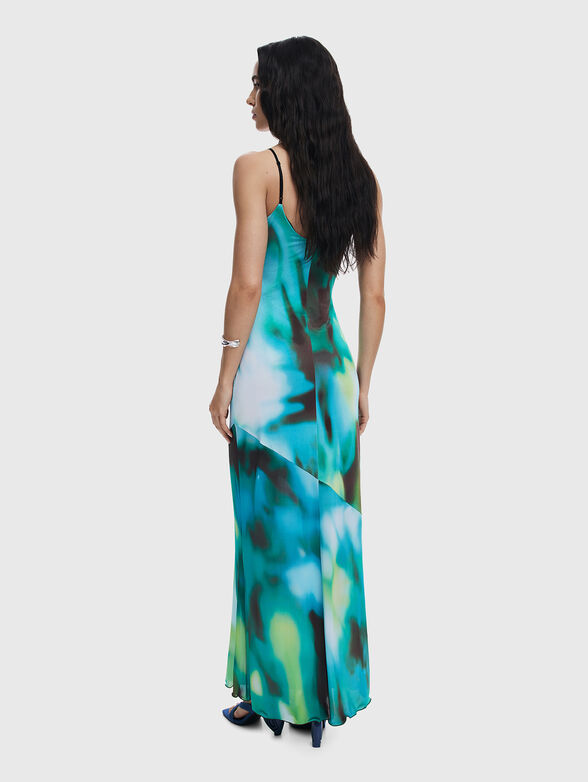 HIBIS maxi dress with accent print - 2