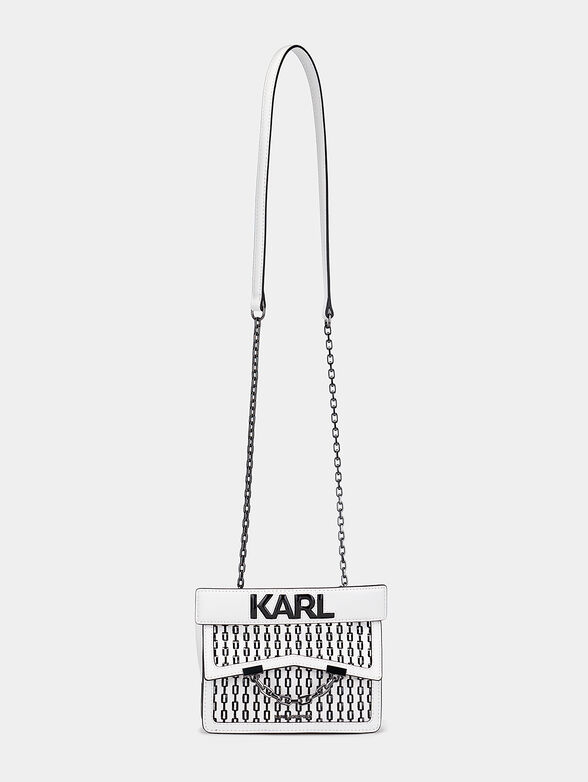 Crossbody bag with embossed logo - 1