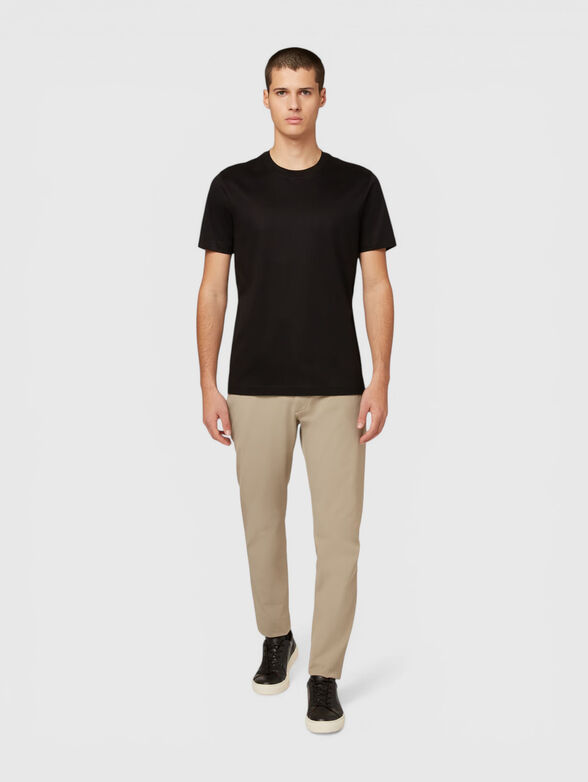 Black cotton T-shirt - 2