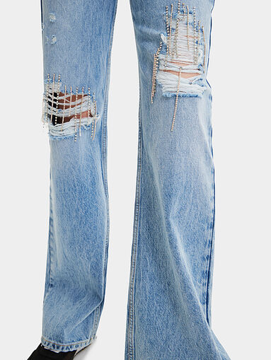 Blue ripped jeans - 3