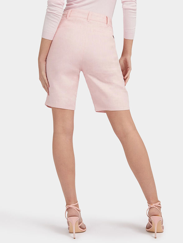 LILIAN linen shorts - 2