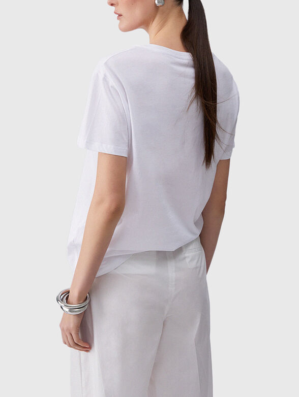 T-shirt with logo applique - 3