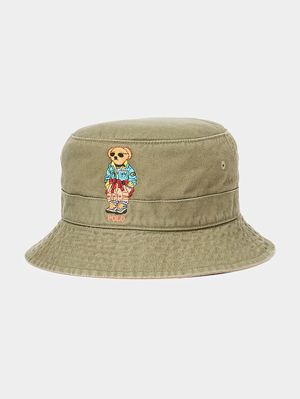 Bucket hat with Polo Bear embroidery - 0