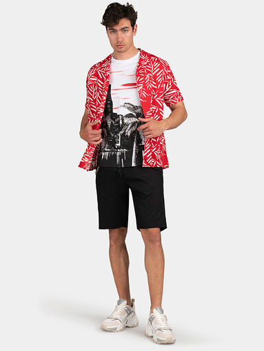 Shorts with a metal accent - 5