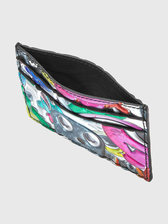 Card holder with multicolour print - 3
