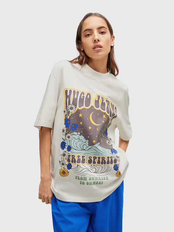 NIRITO unisex T-shirt with print - 2