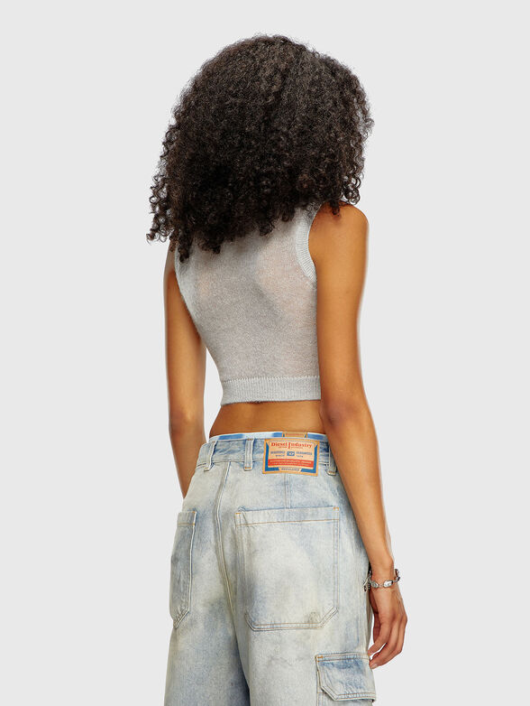M-AROSTICA top in black - 3
