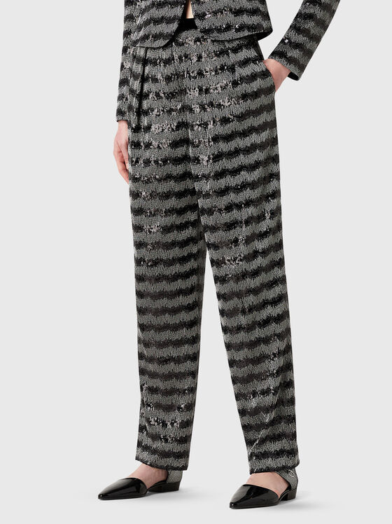 Trousers with sequins - 1