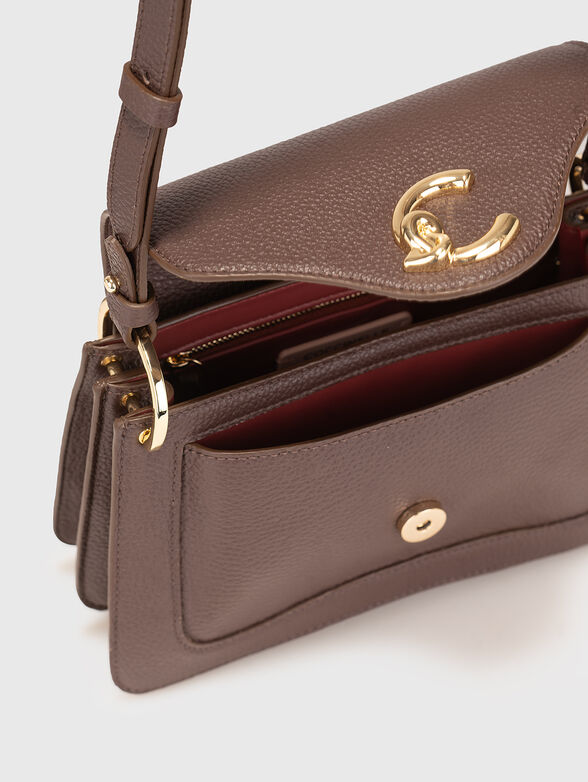 C-ME crossbody leather bag - 6