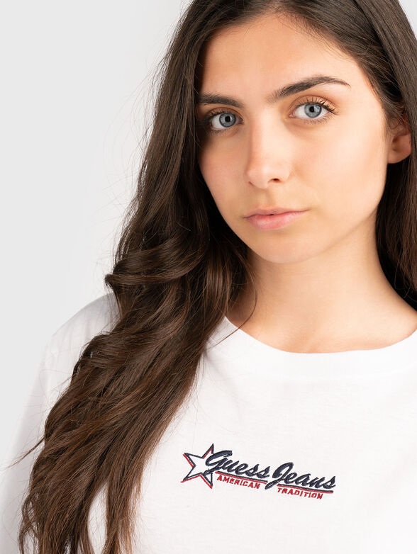 T-shirt with oval neckline - 3