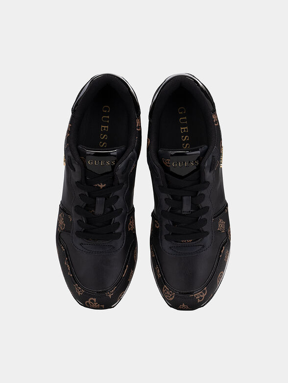 HEKTORE Sneakers with monogram logo print - 5